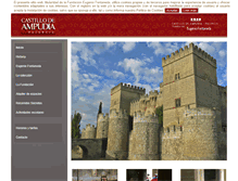 Tablet Screenshot of castillodeampudia.com